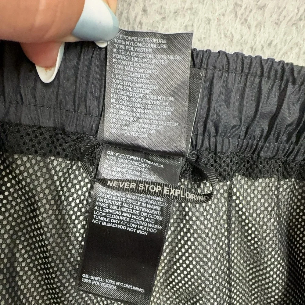 The North Face Pants Mens XL Black HyVent Rain Waterproof Mesh Lined Hiking